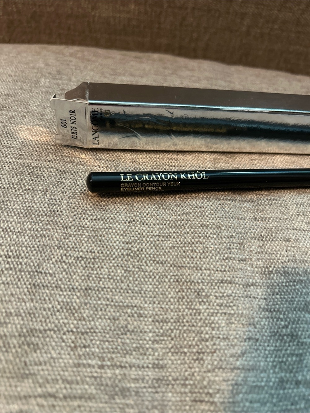 Lancome Le Crayon Khol Eyeliner Pencil 601 GRIS NOIR Discontinued Cult Rare
